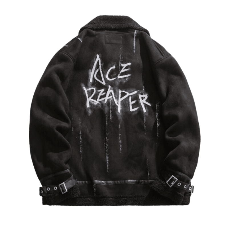 LUXENFY™ - Ace Reaper Black Jacket luxenfy.com