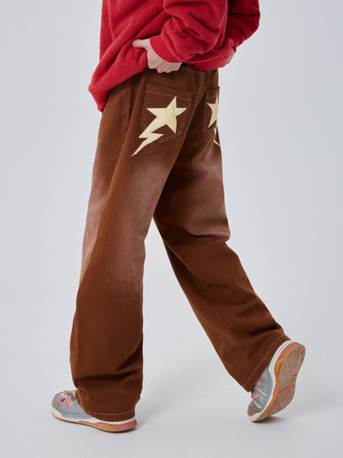LUXENFY™ - American High Street Star Embroidered Jeans-1475 luxenfy.com