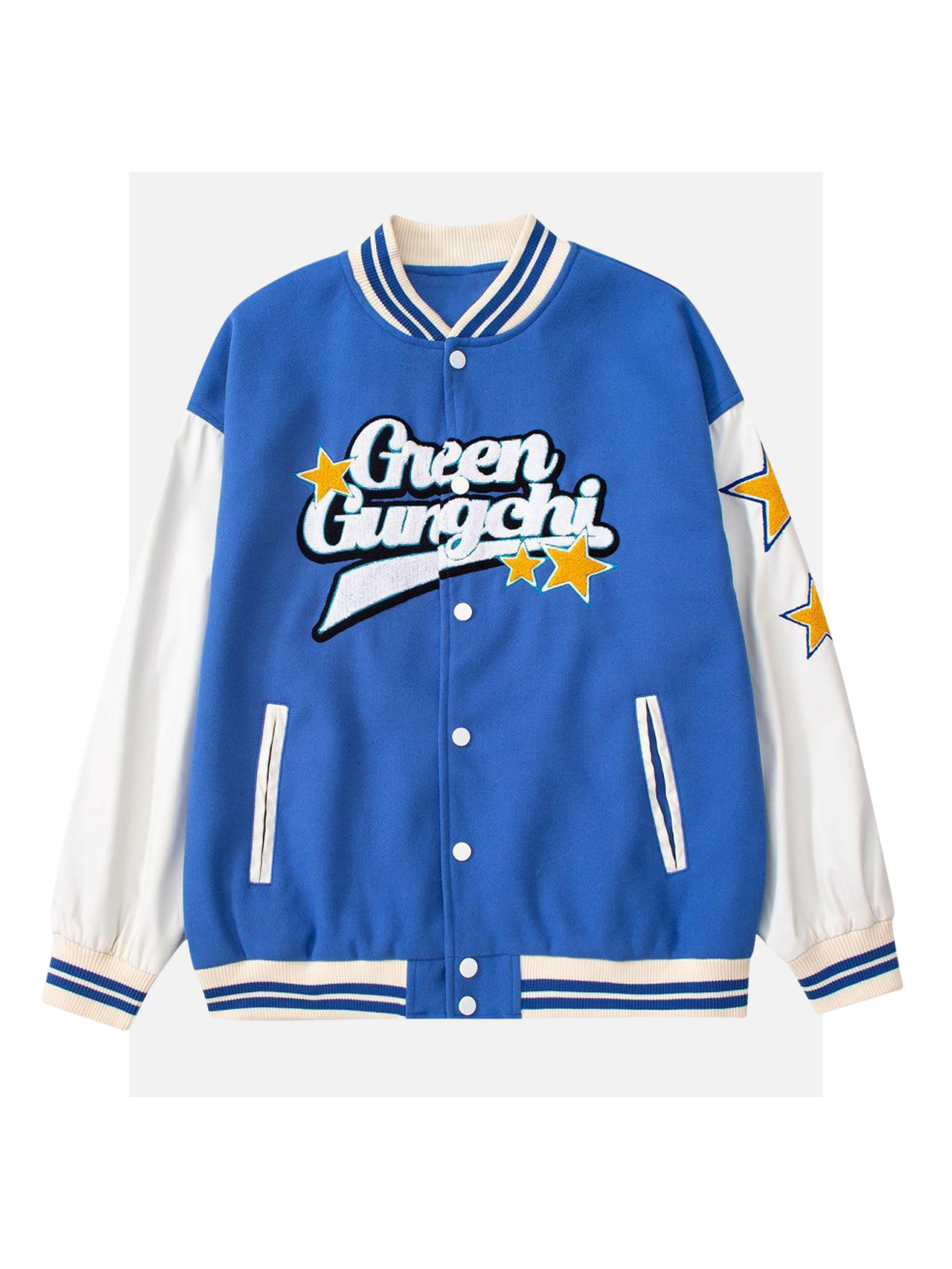 LUXENFY™ - American Street Embroidered Letters Baseball Jacket luxenfy.com