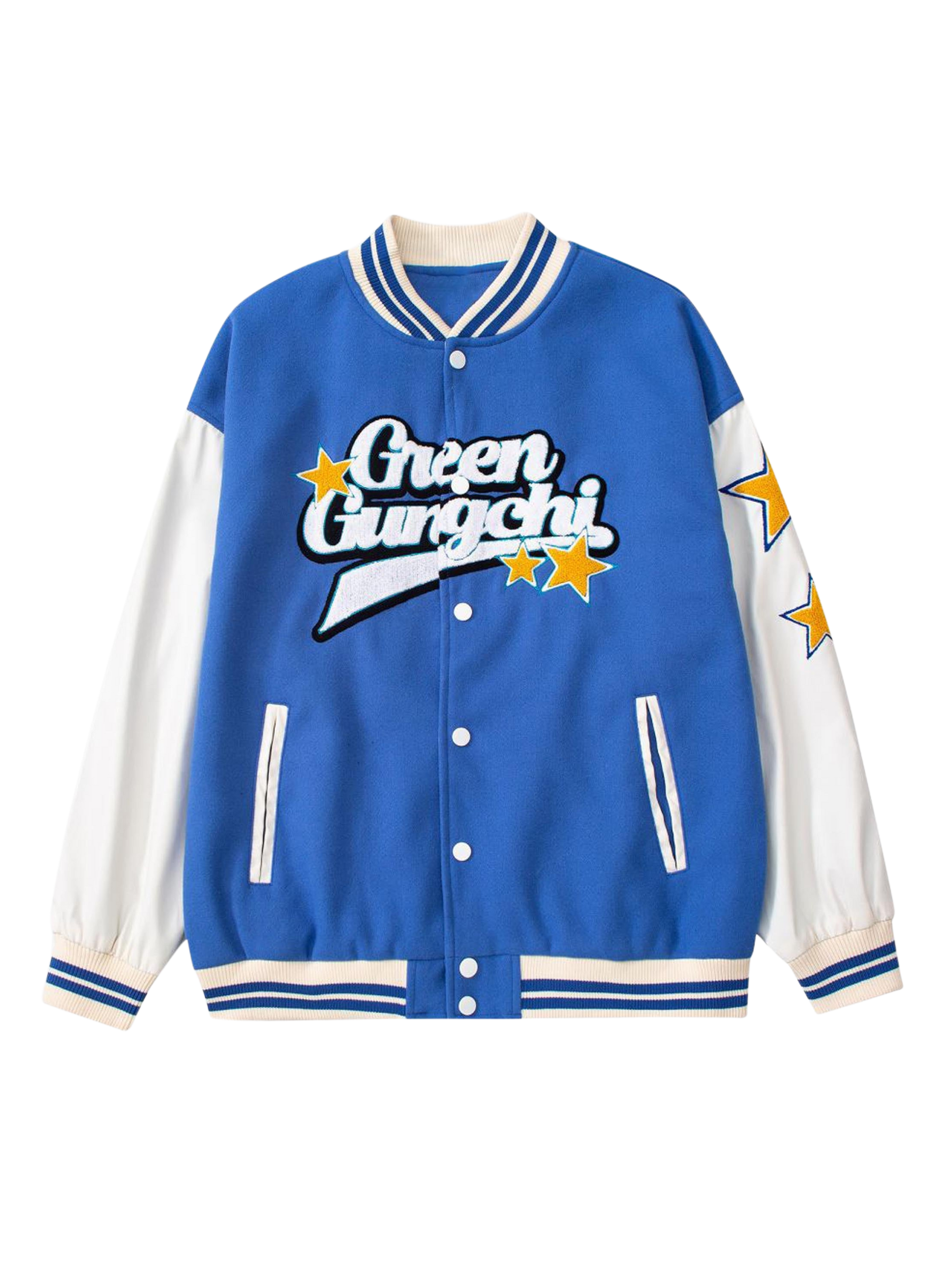 LUXENFY™ - American Street Embroidered Letters Baseball Jacket luxenfy.com