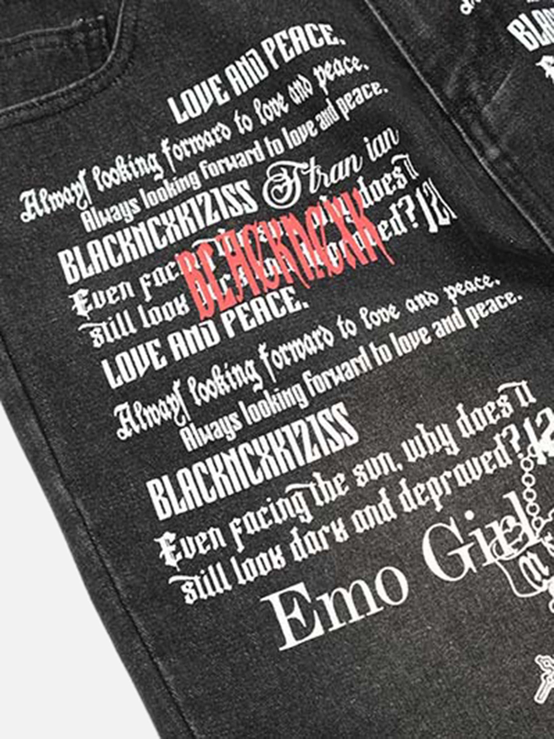 LUXENFY™ - American Wash Distressed Frayed Jeans luxenfy.com