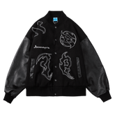 LUXENFY™ - Astech Black Varsity Jacket luxenfy.com