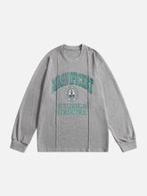 LUXENFY™ - Badge Print Sweatshirt luxenfy.com