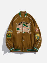 LUXENFY™ - Baseball Medal Embroidery Varsity Jacket luxenfy.com