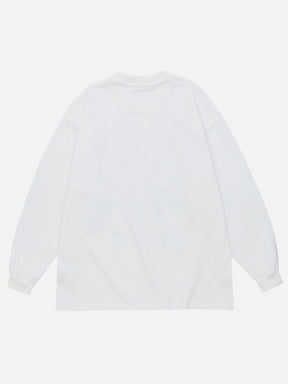 LUXENFY™ - Baseball Smudge Print Sweatshirt luxenfy.com