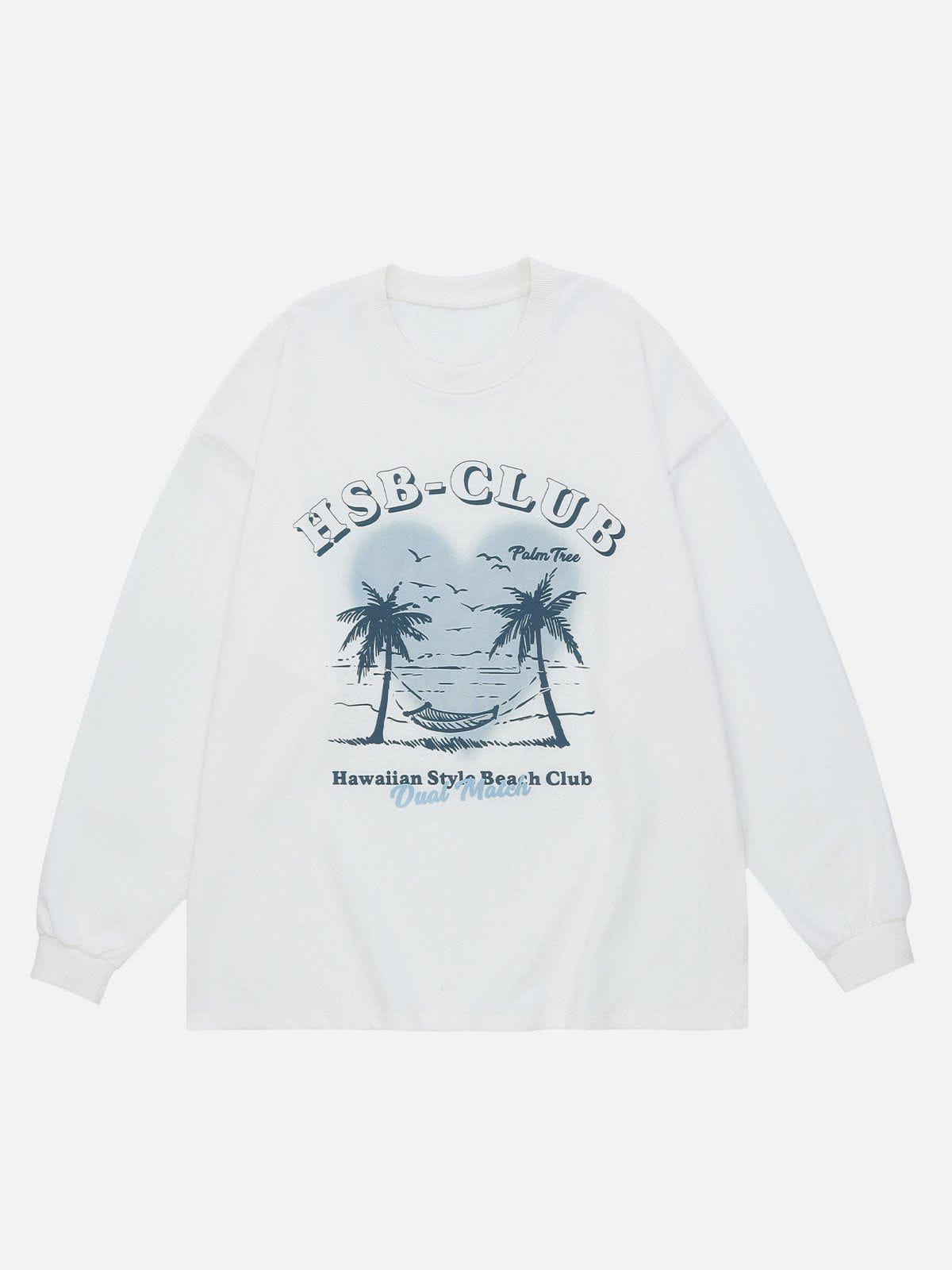 LUXENFY™ - Beach Love Print Sweatshirt luxenfy.com