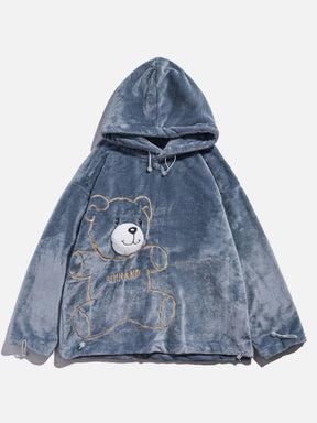 LUXENFY™ - Bear Three-dimensional Embroidered Hoodie luxenfy.com