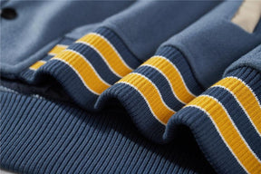 LUXENFY™ - Blue ALPHA Varsity Jacket luxenfy.com