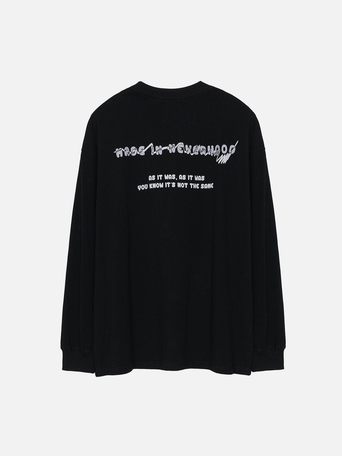 LUXENFY™ - Burnt Toast Print Sweatshirt luxenfy.com