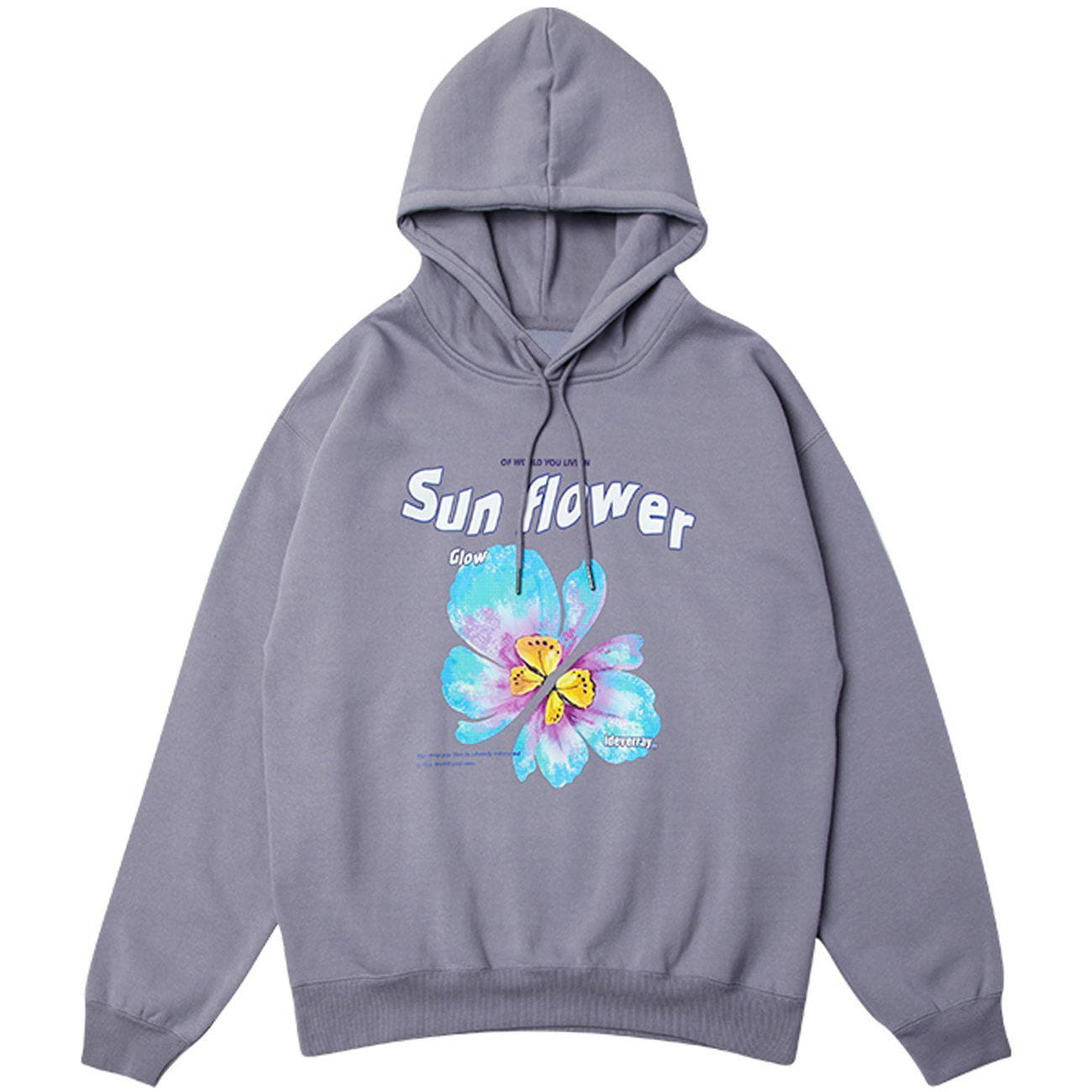 LUXENFY™ - Butterfly Floral Painting Print Hoodie luxenfy.com