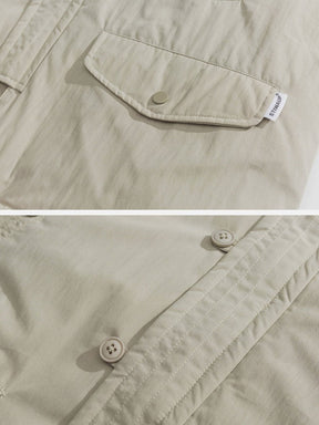 LUXENFY™ - Buttons Zip Up Winter Coat luxenfy.com