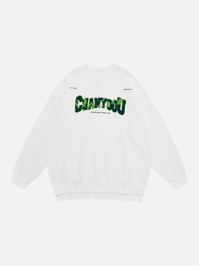 LUXENFY™ - "CHANYOOU" Embroidery Sweatshirt luxenfy.com