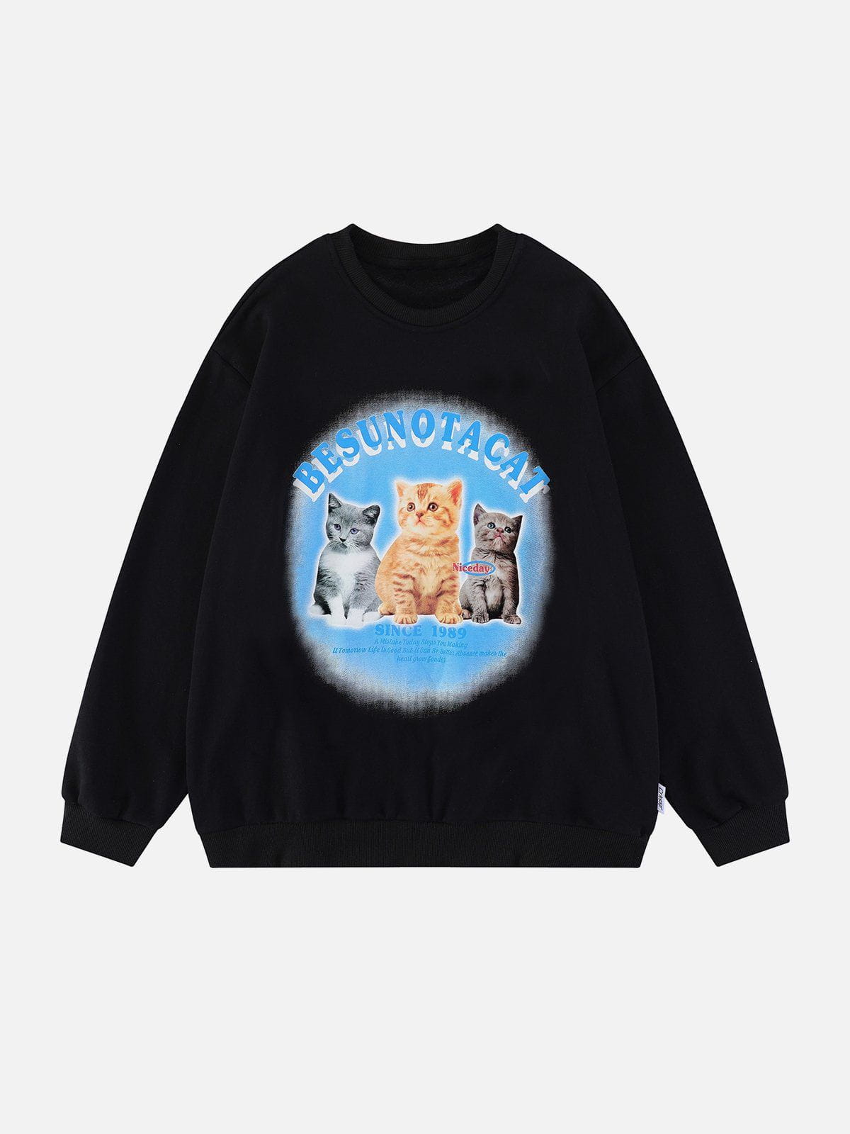 LUXENFY™ - Cartoon Cat Sweatshirt luxenfy.com