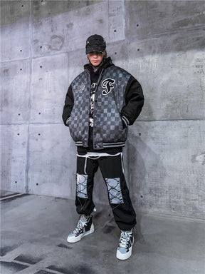LUXENFY™ - Checkered Fakery News Jacket luxenfy.com
