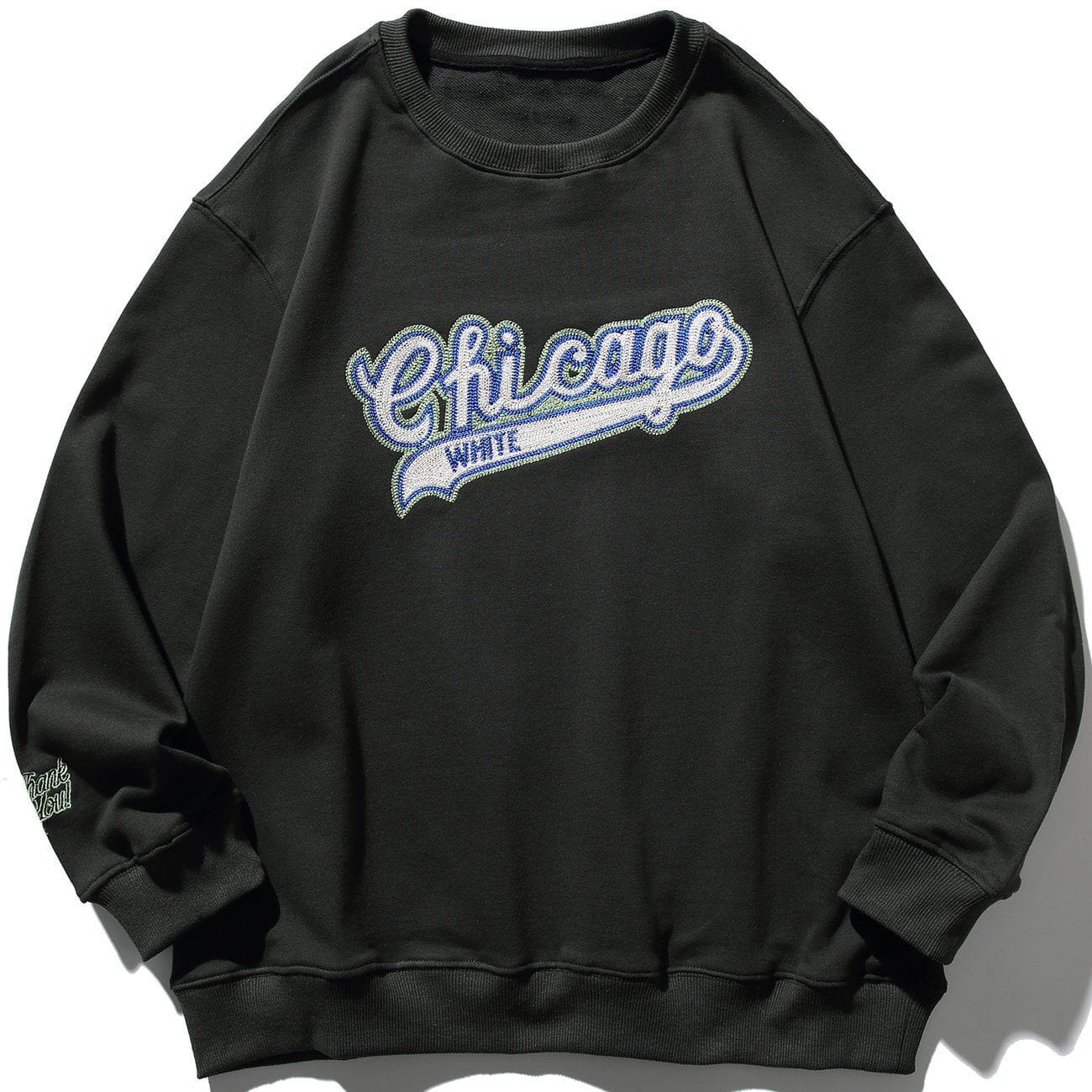 LUXENFY™ - Chest Letter Embroidery Sweatshirt luxenfy.com