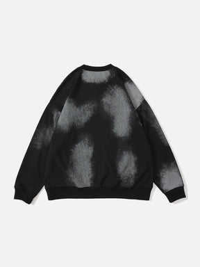 LUXENFY™ - Choice Foam Print Tie Dye Sweatshirt luxenfy.com