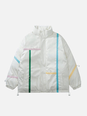 LUXENFY™ - Colorful Lines Winter Coat luxenfy.com