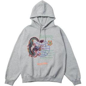 LUXENFY™ - Dragon Letter Print Hoodie luxenfy.com