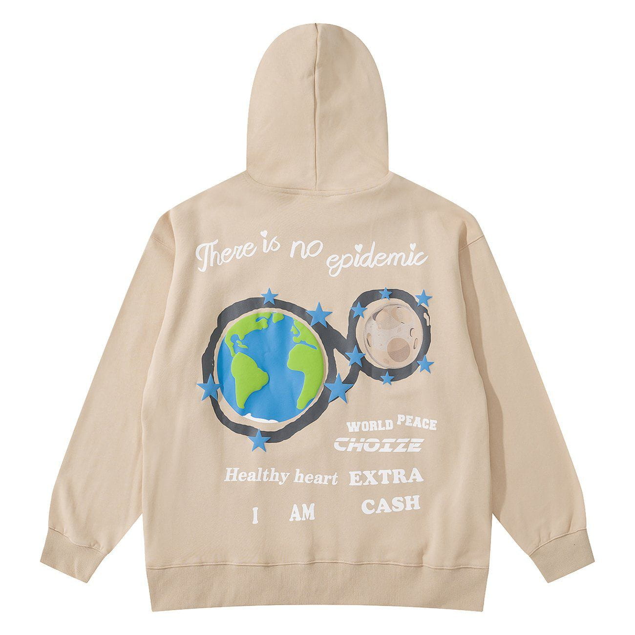 LUXENFY™ - Earth Planet Print Hoodie luxenfy.com