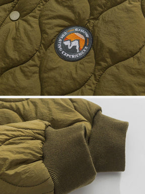 LUXENFY™ - Embroidery Badge Winter Coat luxenfy.com