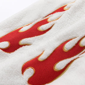 LUXENFY™ - Embroidery Flame Winter Coat luxenfy.com