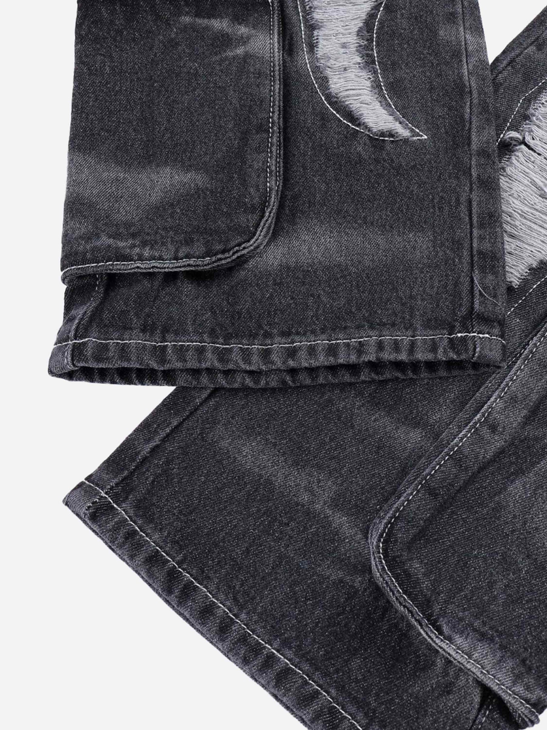 LUXENFY™ - European And American Hip-hop Washed And Torn Jeans luxenfy.com