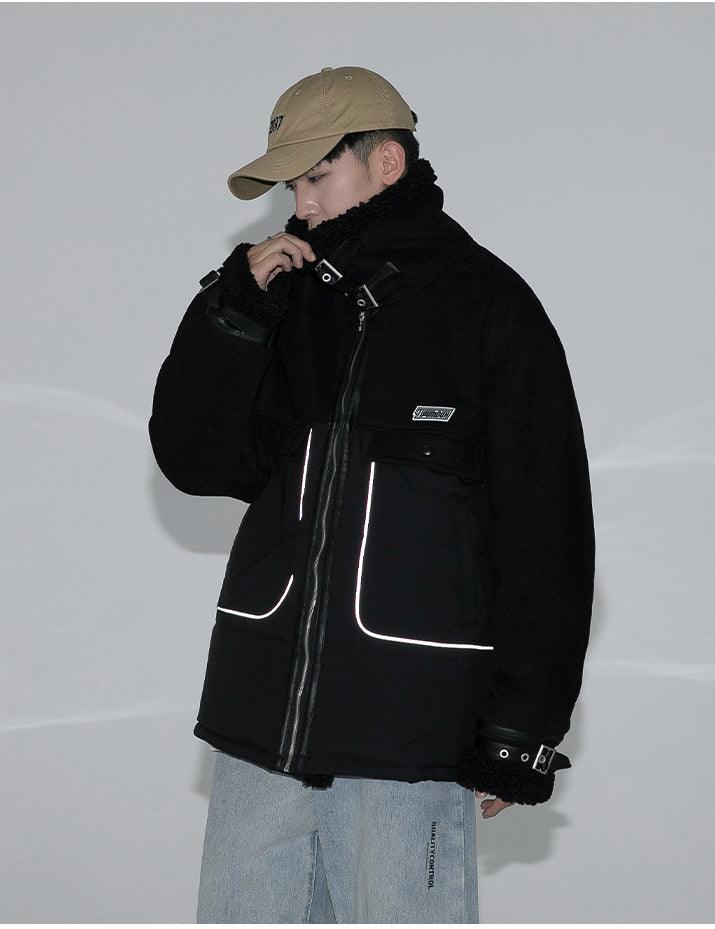 LUXENFY™ - Faux Wool Black Jacket luxenfy.com