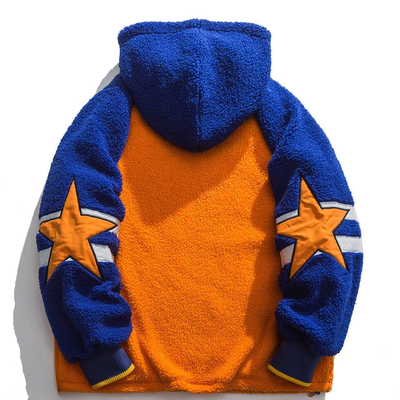 LUXENFY™ - Five-pointed Star Stitching Contrast Color Hoodie luxenfy.com
