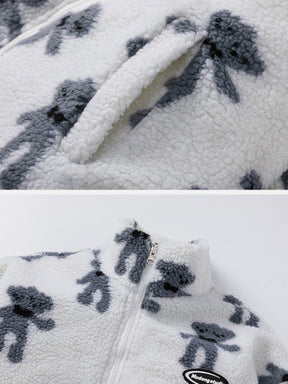 LUXENFY™ - Full Print Bear Reversible Winter Coat luxenfy.com