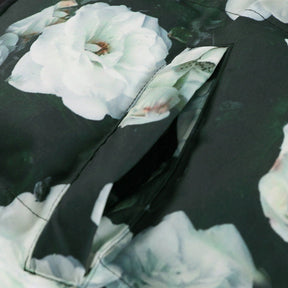 LUXENFY™ - Full White Rose Print Winter Coat luxenfy.com