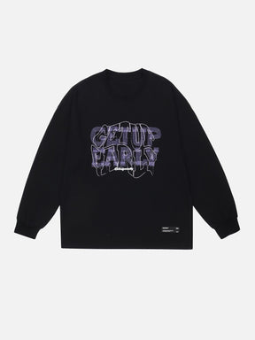 LUXENFY™ - "GETUP EARLY" Print Sweatshirt luxenfy.com