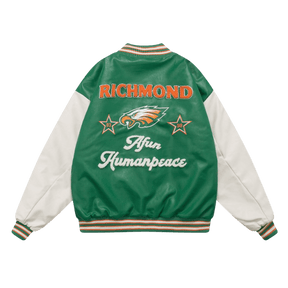 LUXENFY™ - Green RICHMOND Baseball Jacket luxenfy.com