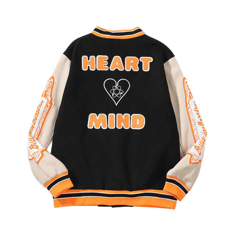 LUXENFY™ - HEART MIND Orange Jacket luxenfy.com