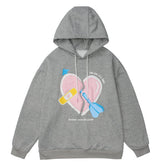 LUXENFY™ - Heart Shaped Print Hoodie luxenfy.com