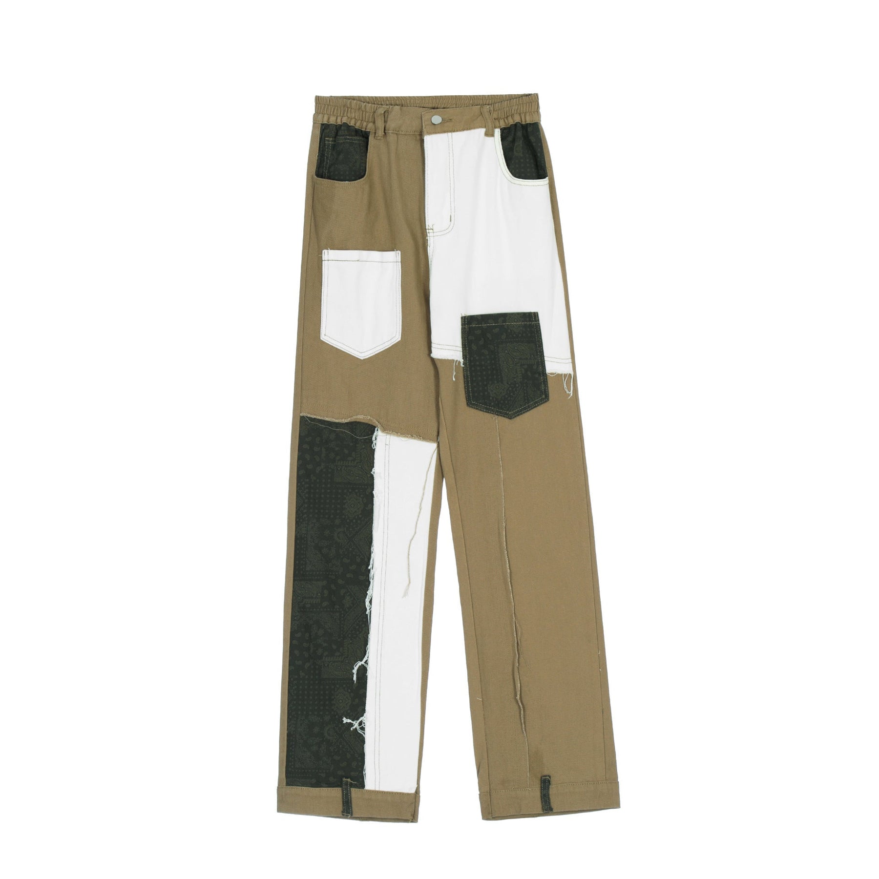 LUXENFY™ - High Street Contrast Panel Jeans luxenfy.com