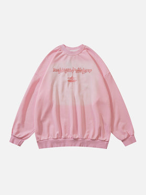 LUXENFY™ - Hoop Embroidery Sweatshirt luxenfy.com
