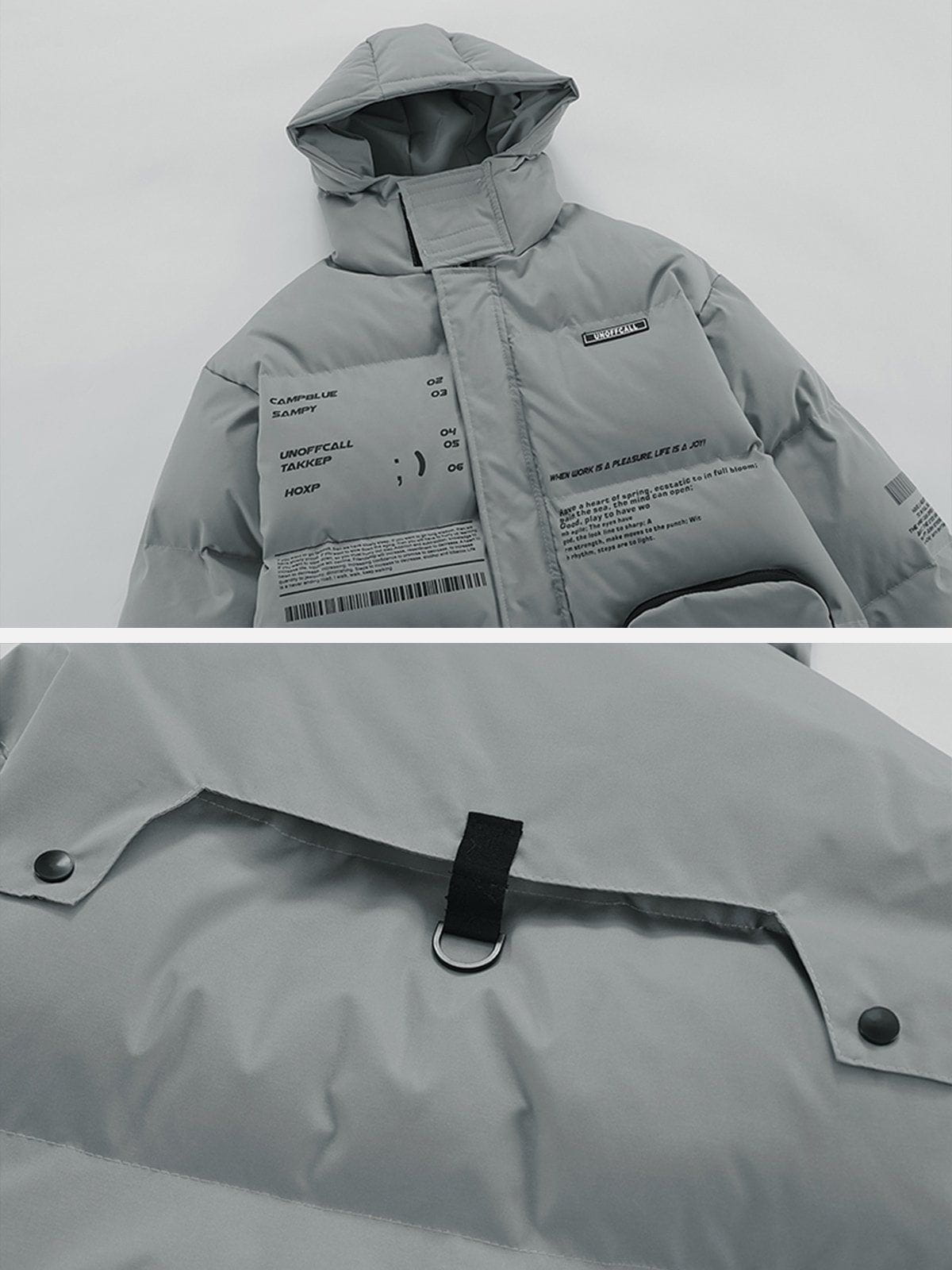 LUXENFY™ - Large Pockets Functional Tooling Winter Coat luxenfy.com