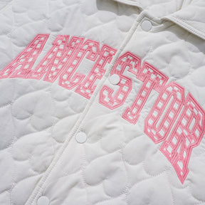 LUXENFY™ - Letter Embroidery Embossing Winter Coat luxenfy.com