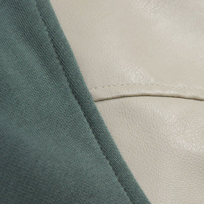 LUXENFY™ - Letter Embroidery Green Varsity Jacket luxenfy.com