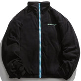LUXENFY™ - Letter Embroidery Printed Polar Fleece Winter Coat luxenfy.com