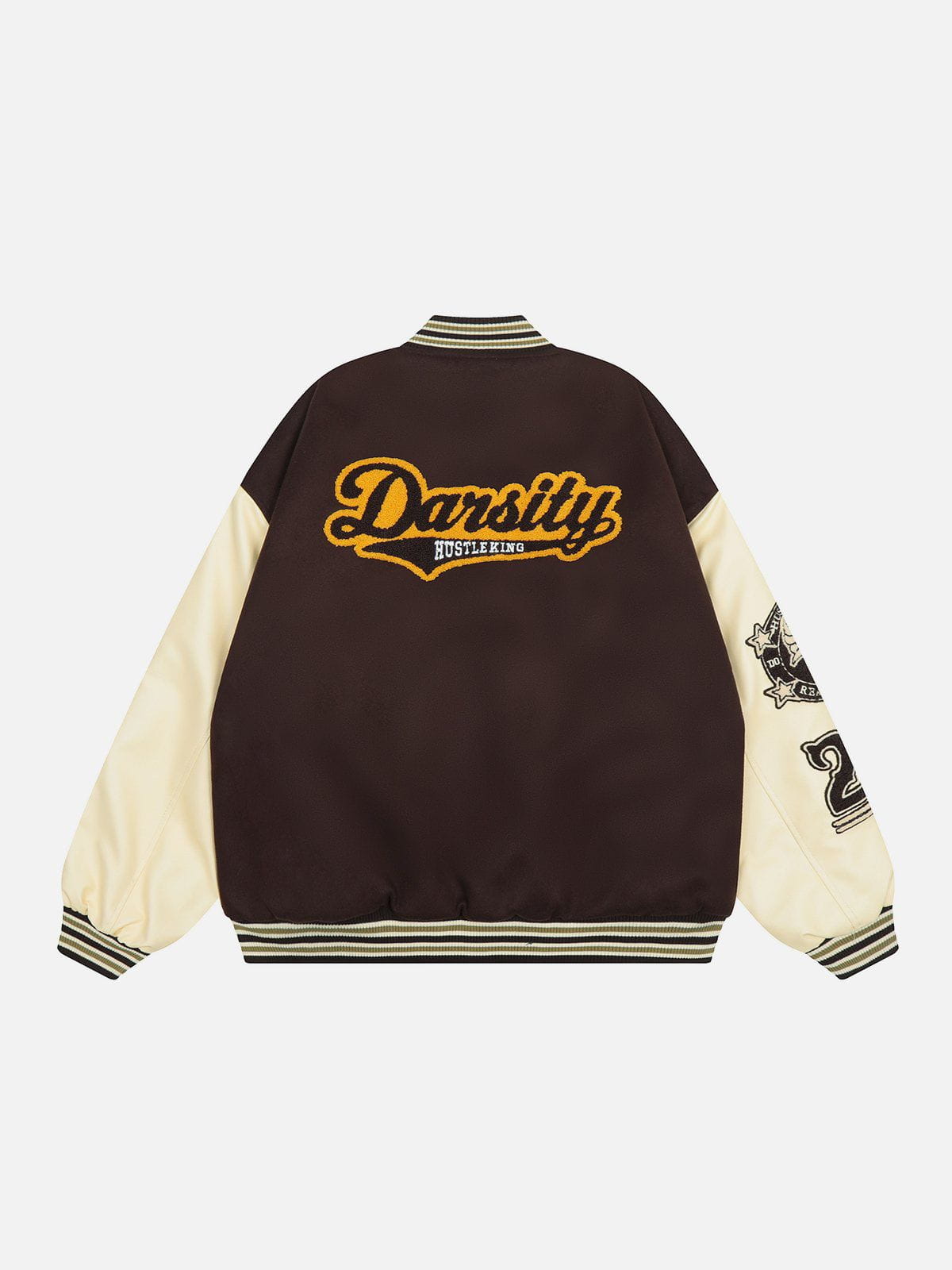 LUXENFY™ - Letter Embroidery Varsity Jacket luxenfy.com