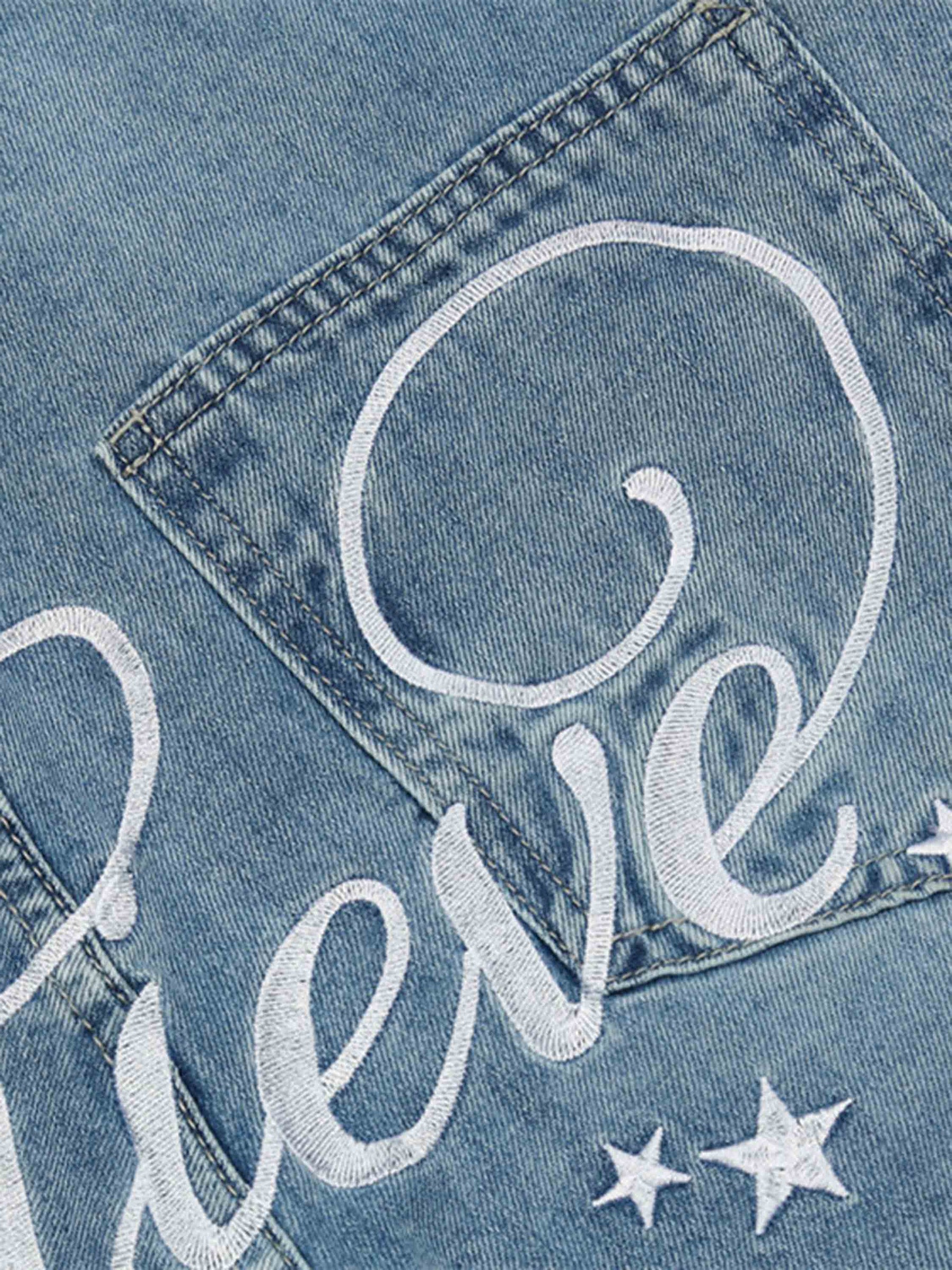 LUXENFY™ - Lettered Embroidery Wash To Make Worn Jeans And Slacks luxenfy.com