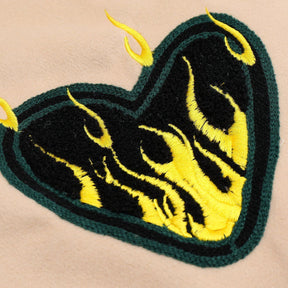 LUXENFY™ - Love Flame Towel Embroidered Winter Coat luxenfy.com