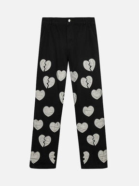 LUXENFY™ - Love Patch Loose Hip-hop Jeans -1110 luxenfy.com