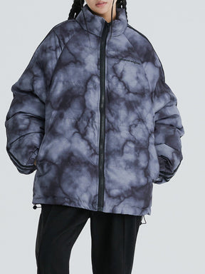 LUXENFY™ - Marbled Smudge Gradient Winter Coat luxenfy.com