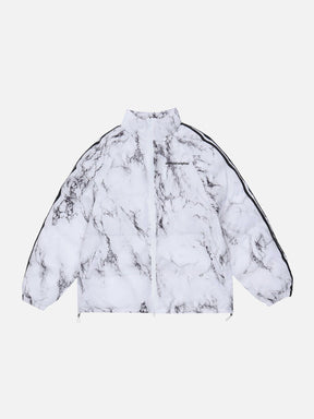 LUXENFY™ - Marbled Smudge Gradient Winter Coat luxenfy.com