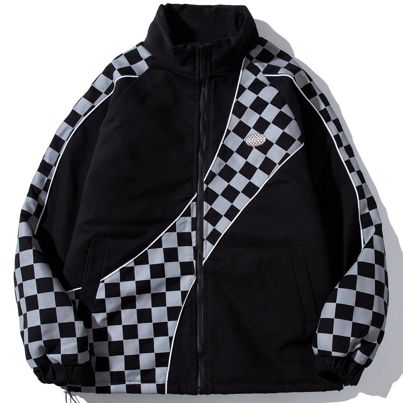 LUXENFY™ - Patchwork Checkerboard Winter Coat luxenfy.com