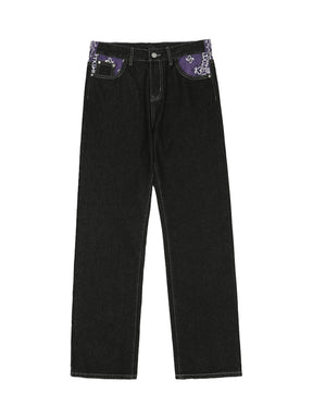 LUXENFY™ - Petal letter Jeans luxenfy.com