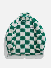 LUXENFY™ - Plaid Drawstring Winter Coat luxenfy.com