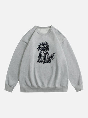 LUXENFY™ - Puppy Embroidery Sweatshirt luxenfy.com